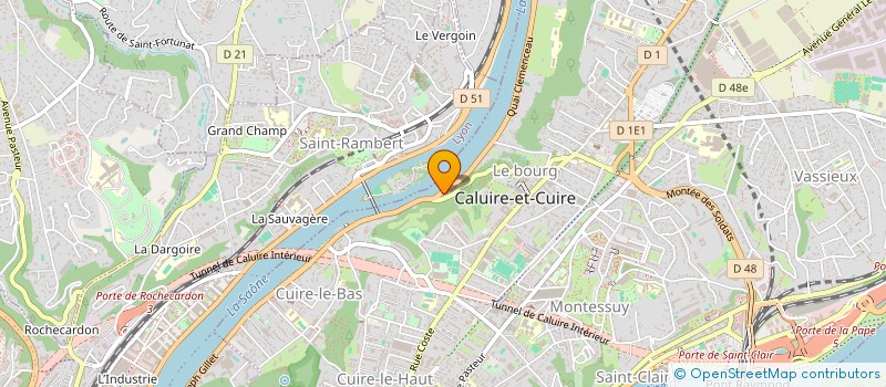 localisation de l'entreprise GT DISTRIBUTION  CALUIRE-ET-CUIRE