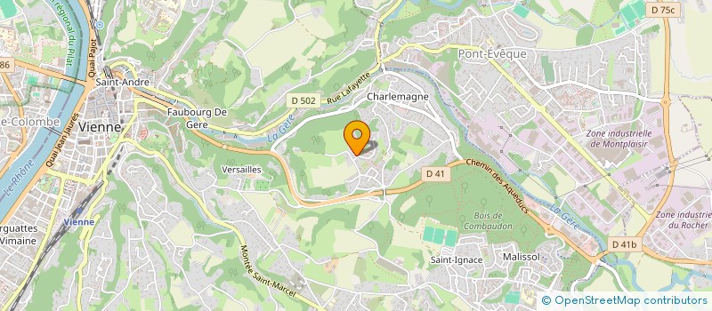 localisation de l'entreprise GT DISTRIBUTION  VIENNE