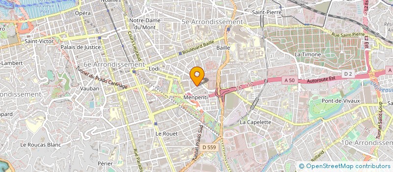localisation de l'entreprise GT ELEC SERVICES à MARSEILLE