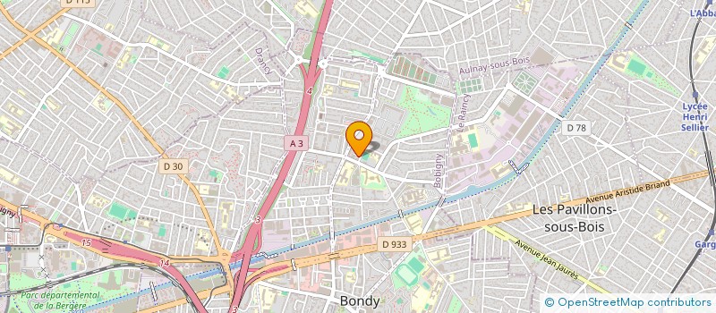 localisation de l'entreprise GT ENTRETIEN  BONDY