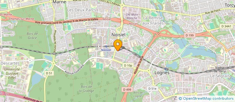 localisation de l'entreprise GT ETANCHEITE à NOISIEL