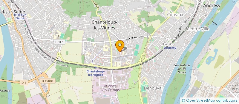 localisation de l'entreprise GT EXPRESS à LE PLESSIS-BOUCHARD