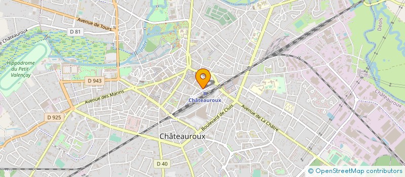 localisation de l'entreprise GT FIELD à CHATEAUROUX