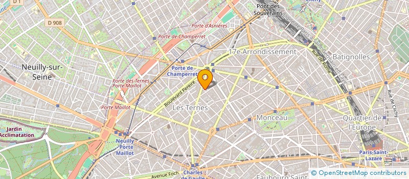 localisation de l'entreprise GT FIVE  PARIS