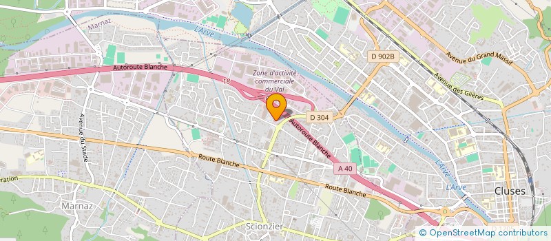 localisation de l'entreprise GT FOOD  SCIONZIER