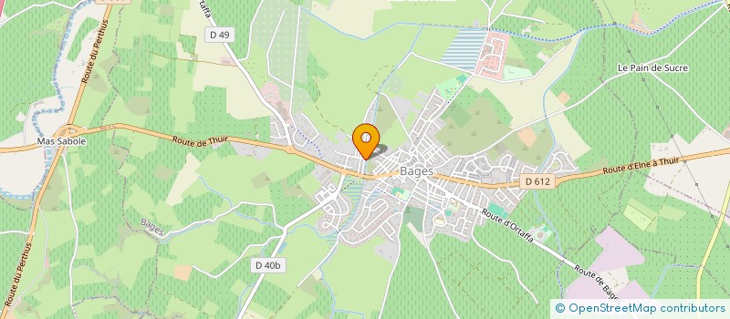 localisation de l'entreprise GT FRET  BAGES