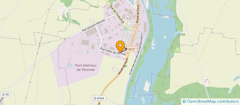 localisation de l'entreprise GT GROUP  PERONNE