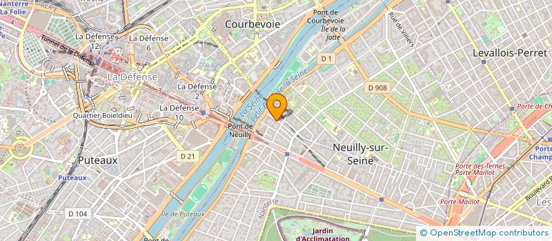 localisation de l'entreprise GT HOUSES  NEUILLY-SUR-SEINE