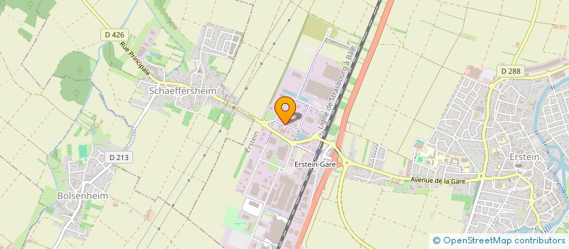 localisation de l'entreprise GT IMMO  ERSTEIN