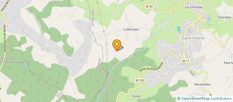 localisation de l'entreprise GT IMMO  SAINT-HEAND