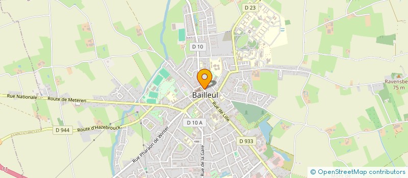 localisation de l'entreprise GT IMMO à BAILLEUL