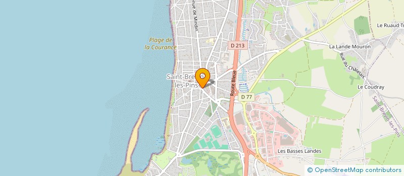 localisation de l'entreprise GT IMMOBILIER à SAINT-BREVIN-LES-PINS