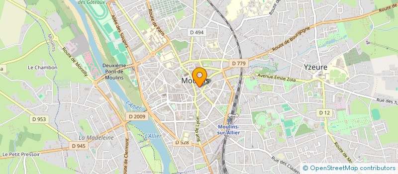 localisation de l'entreprise GT IMMOBILIER à MOULINS