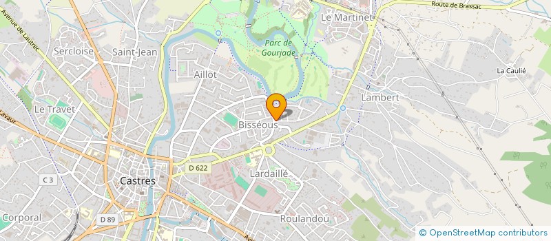 localisation de l'entreprise GT IMMOBILIER  CASTRES