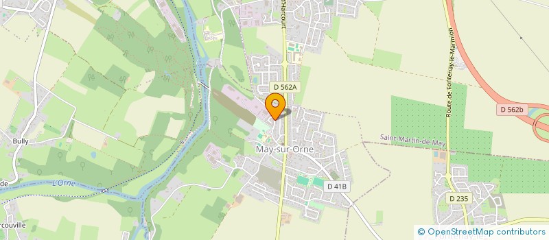 localisation de l'entreprise GT IMMOBILIER  MAY-SUR-ORNE