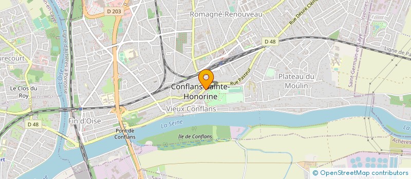 localisation de l'entreprise GT INDUSTRIES à CONFLANS-SAINTE-HONORINE