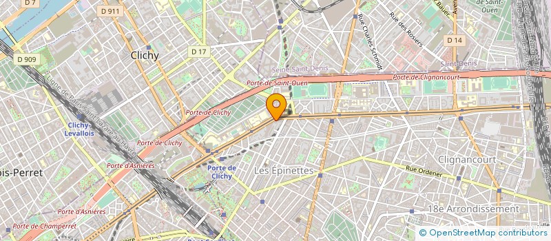 localisation de l'entreprise GT INFORMATIQUE à PARIS