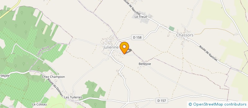 localisation de l'entreprise GT INSIDE à JULIENNE