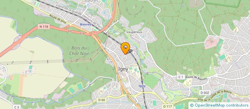 localisation de l'entreprise GT INTERNATIONAL CONSULTING à IGNY