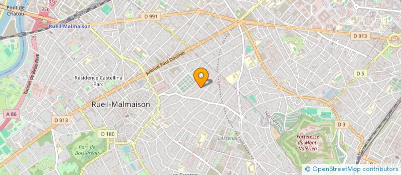localisation de l'entreprise GT INVEST à RUEIL-MALMAISON