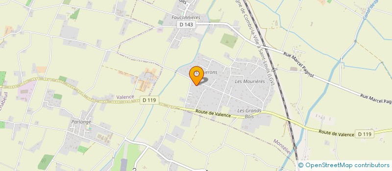 localisation de l'entreprise GT INVEST à MONTELIER