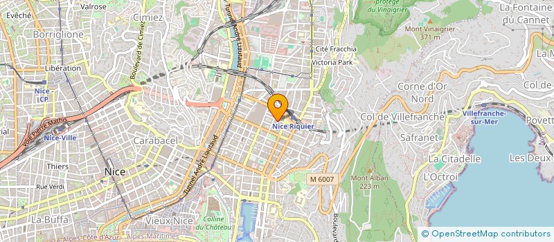 localisation de l'entreprise GT INVEST à NICE