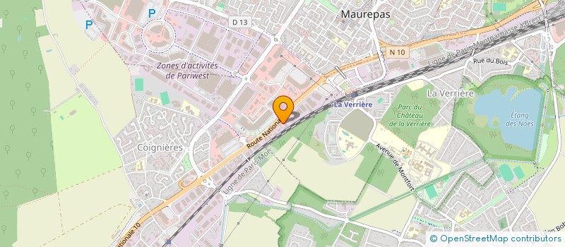 localisation de l'entreprise GT INVEST  COIGNIERES