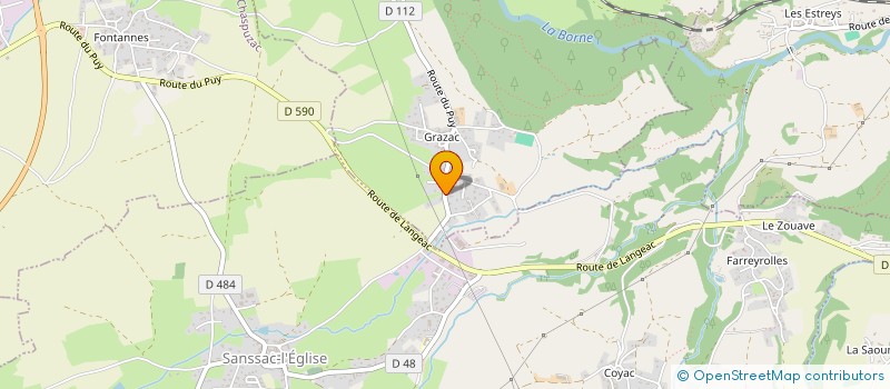 localisation de l'entreprise GT ISOL à CHASPUZAC