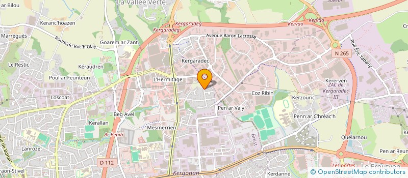 localisation de l'entreprise GT JARDINS à BREST