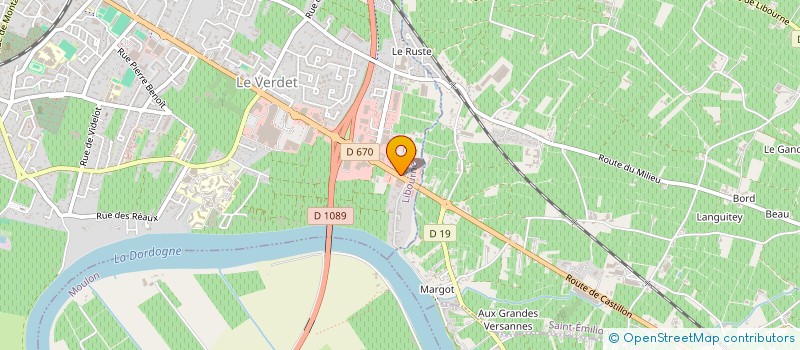 localisation de l'entreprise GT LIBOURNE à LIBOURNE
