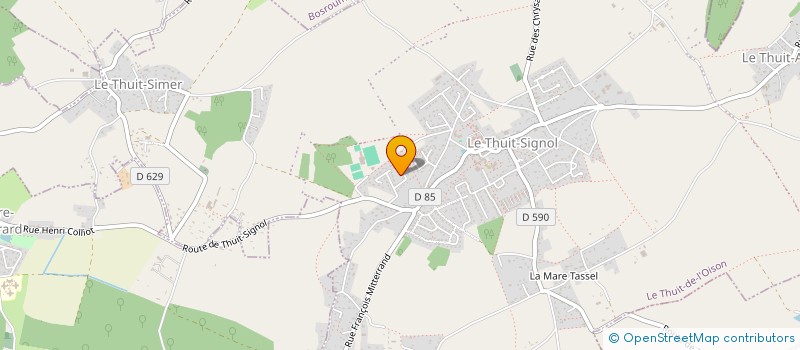 localisation de l'entreprise GT LOC  LE THUIT DE L'OISON