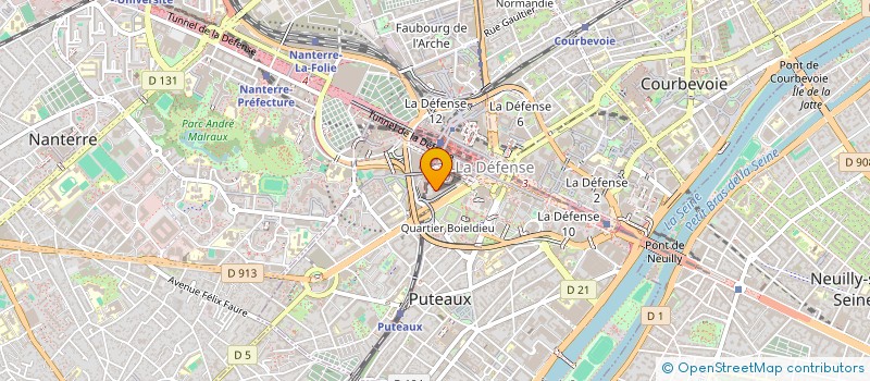 localisation de l'entreprise GT MARSEILLE EUROMED à PUTEAUX