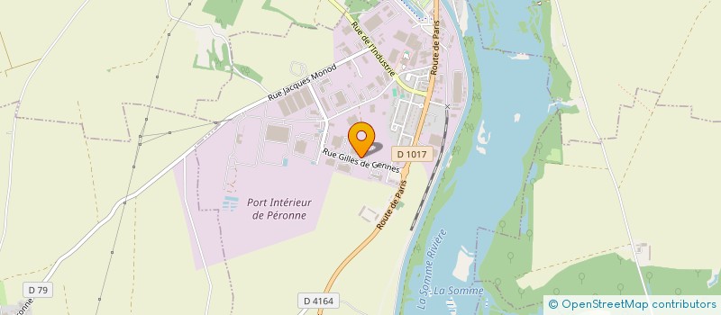 localisation de l'entreprise GT MAT BTP  PERONNE