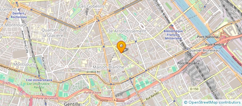 localisation de l'entreprise GT NEGOCE à PARIS