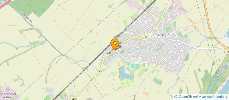 localisation de l'entreprise GT OCCASION  GAMBSHEIM