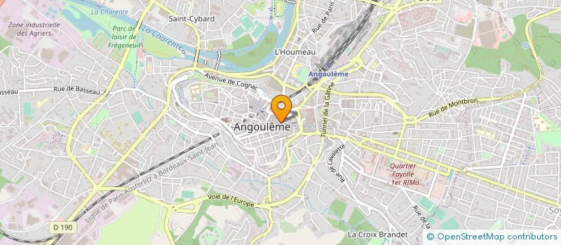 localisation de l'entreprise GT PASSION 16 à ANGOULEME