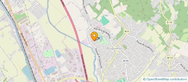 localisation de l'entreprise GT PEINTURE  FENOUILLET