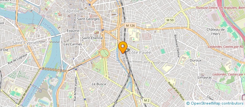 localisation de l'entreprise GT PEINTURE ET SOLS à TOULOUSE