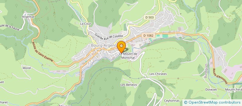localisation de l'entreprise GT PLASTIC à BOURG-ARGENTAL