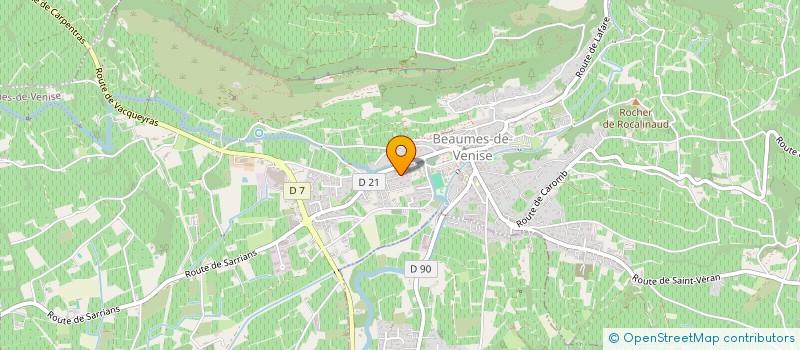 localisation de l'entreprise GT PLOMBERIE  BEAUMES-DE-VENISE