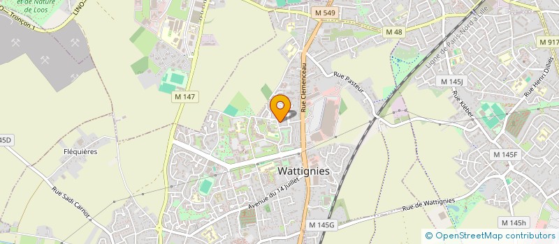 localisation de l'entreprise GT PRESTIGE LOCATION  WATTIGNIES