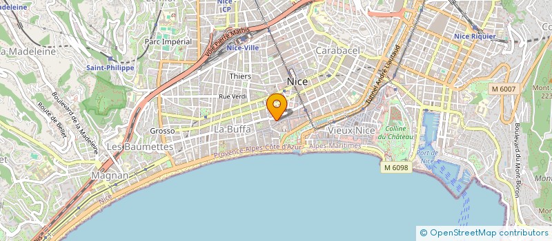 localisation de l'entreprise GT PROMOTION  NICE