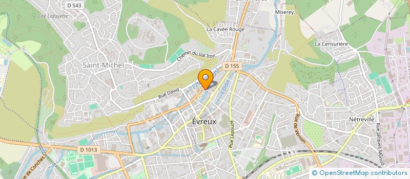 localisation de l'entreprise GT&R à EVREUX