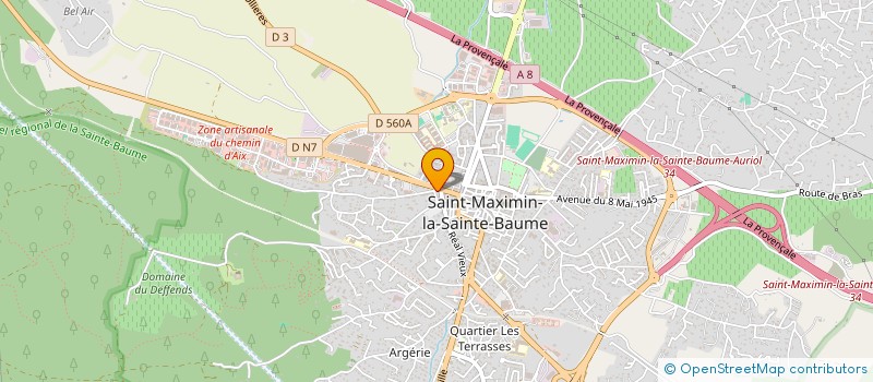 localisation de l'entreprise GT RACING à SAINT-MAXIMIN-LA-SAINTE-BAUME