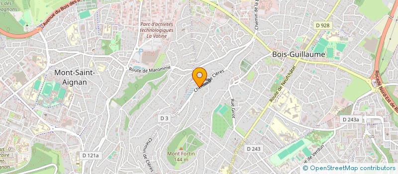 localisation de l'entreprise GT REACH à BOIS-GUILLAUME