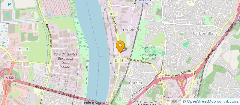 localisation de l'entreprise GT SECURITE.01  BASSENS