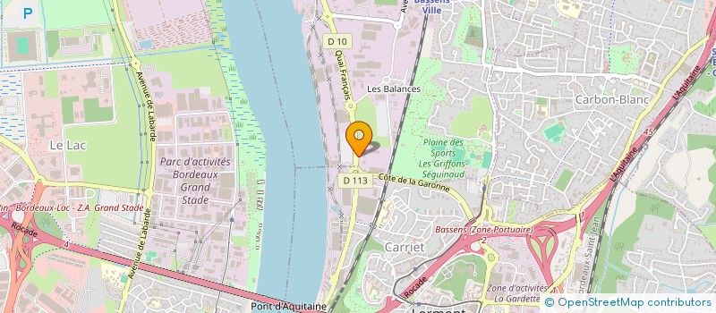 localisation de l'entreprise GT SECURITE à BASSENS