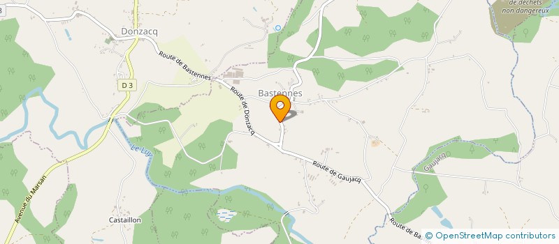 localisation de l'entreprise GT SOL ET DECO  BASTENNES