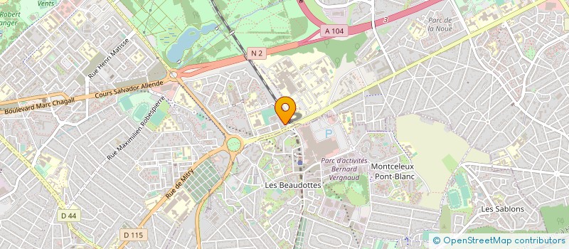 localisation de l'entreprise GT SOLUTIONS RESEAUX SPECIALISES à AULNAY-SOUS-BOIS