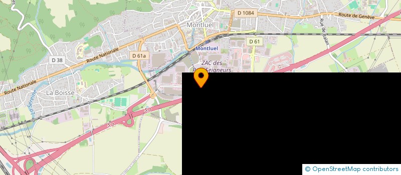 localisation de l'entreprise GT SPIRIT à LA BOISSE